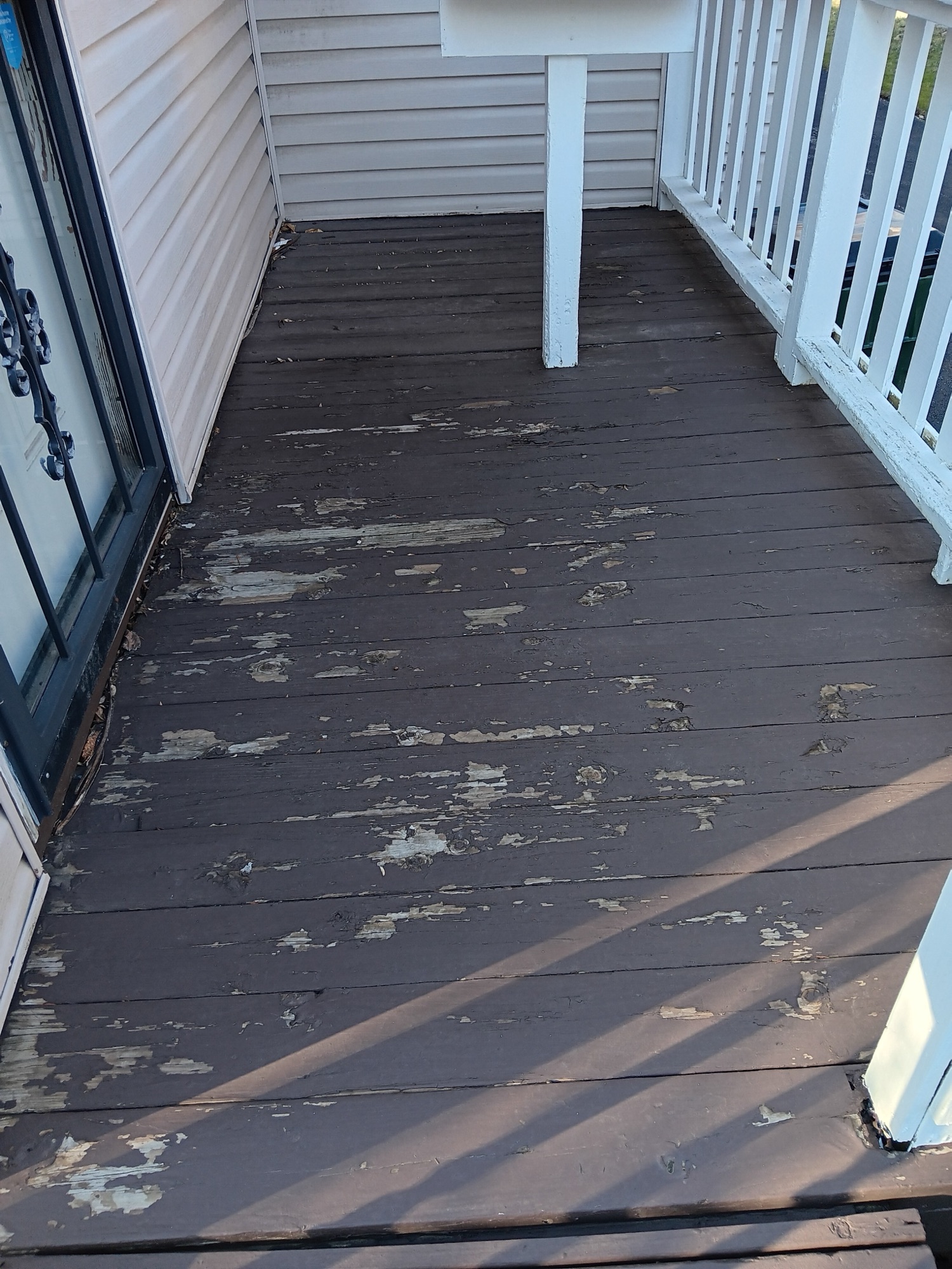 Porch and deck refresh, before