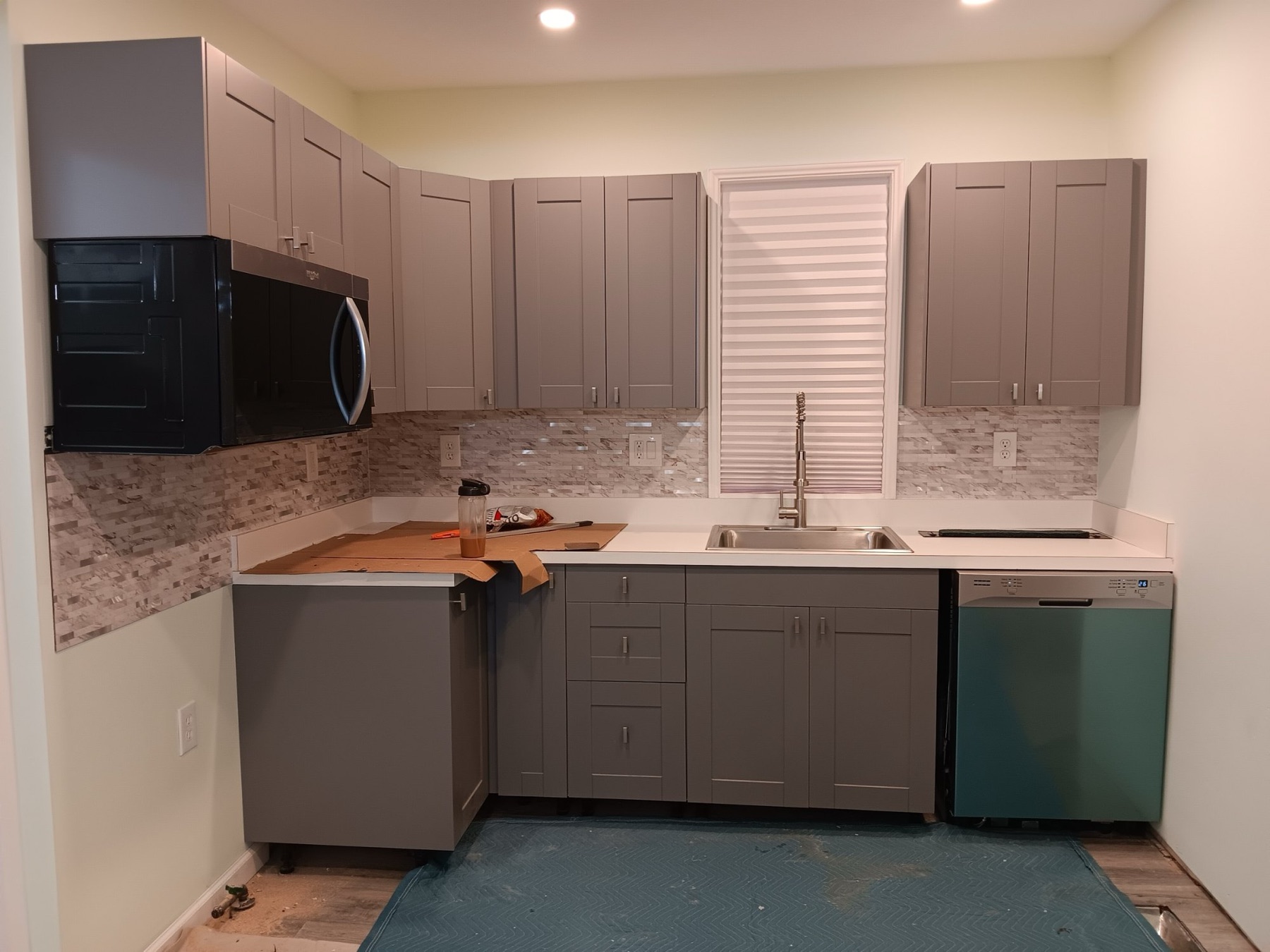Kitchen gut, after