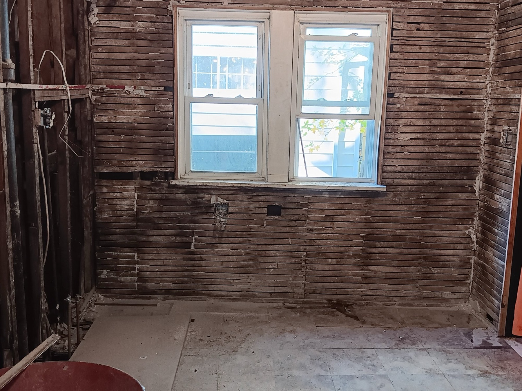 Kitchen gut, before