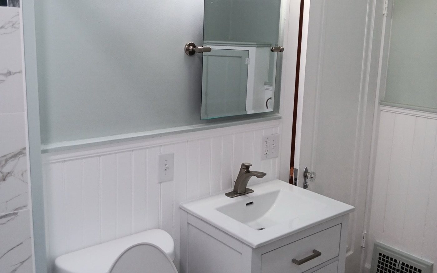Bathroom fitted for easier access